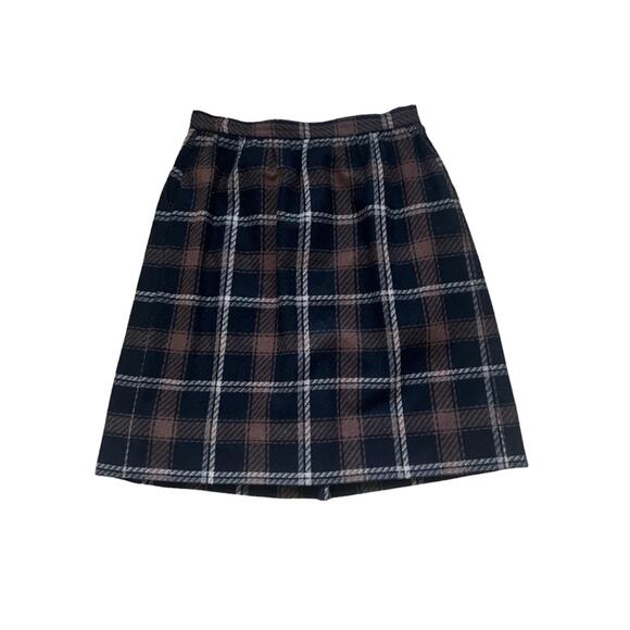 Vintage 100 percent wool skirt lined Size 10 Preppy Prep School Capsule Wardrobe - Picture 1 of 6